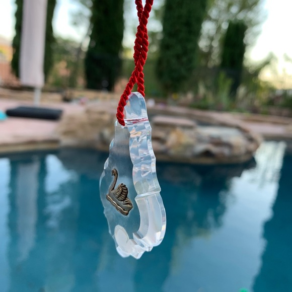 R&B Sterling Silver Swan in a Glass Ornament - Picture 3 of 10